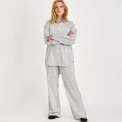 Purcathrine stripe shirt