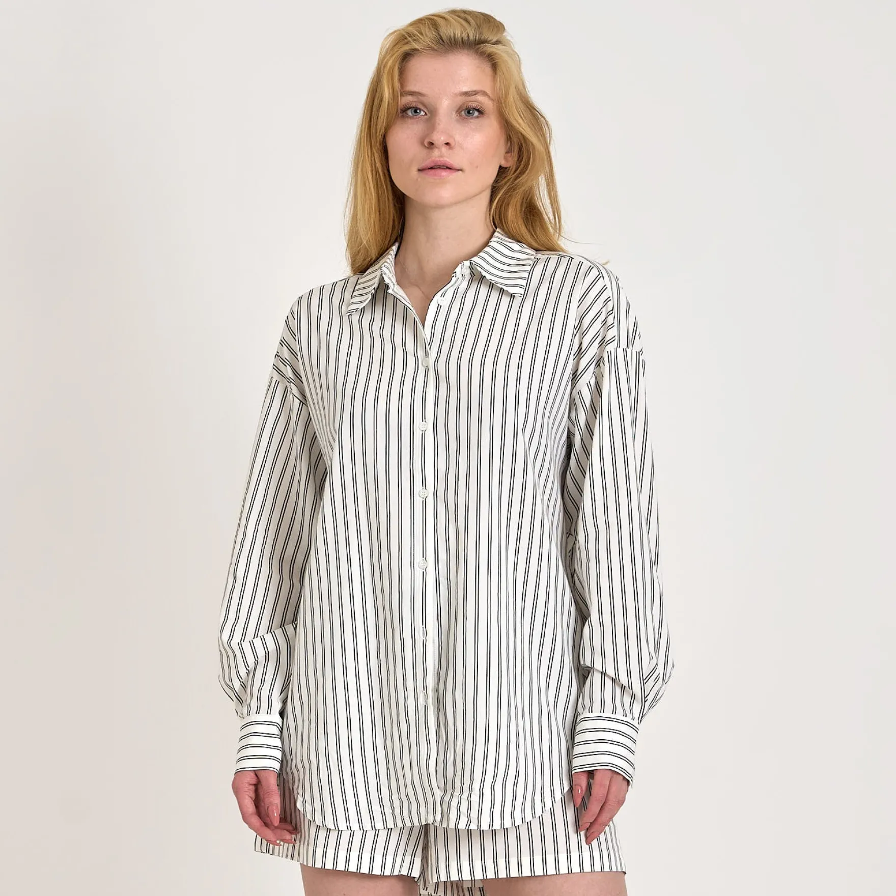 Purcathrine stripe shirt