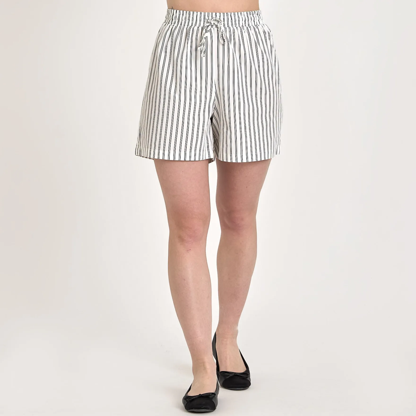 Purcathrine stripe shorts