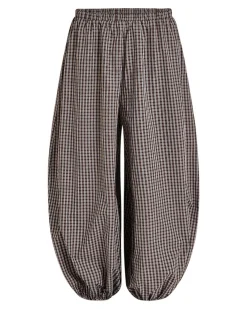Purella check harem pant