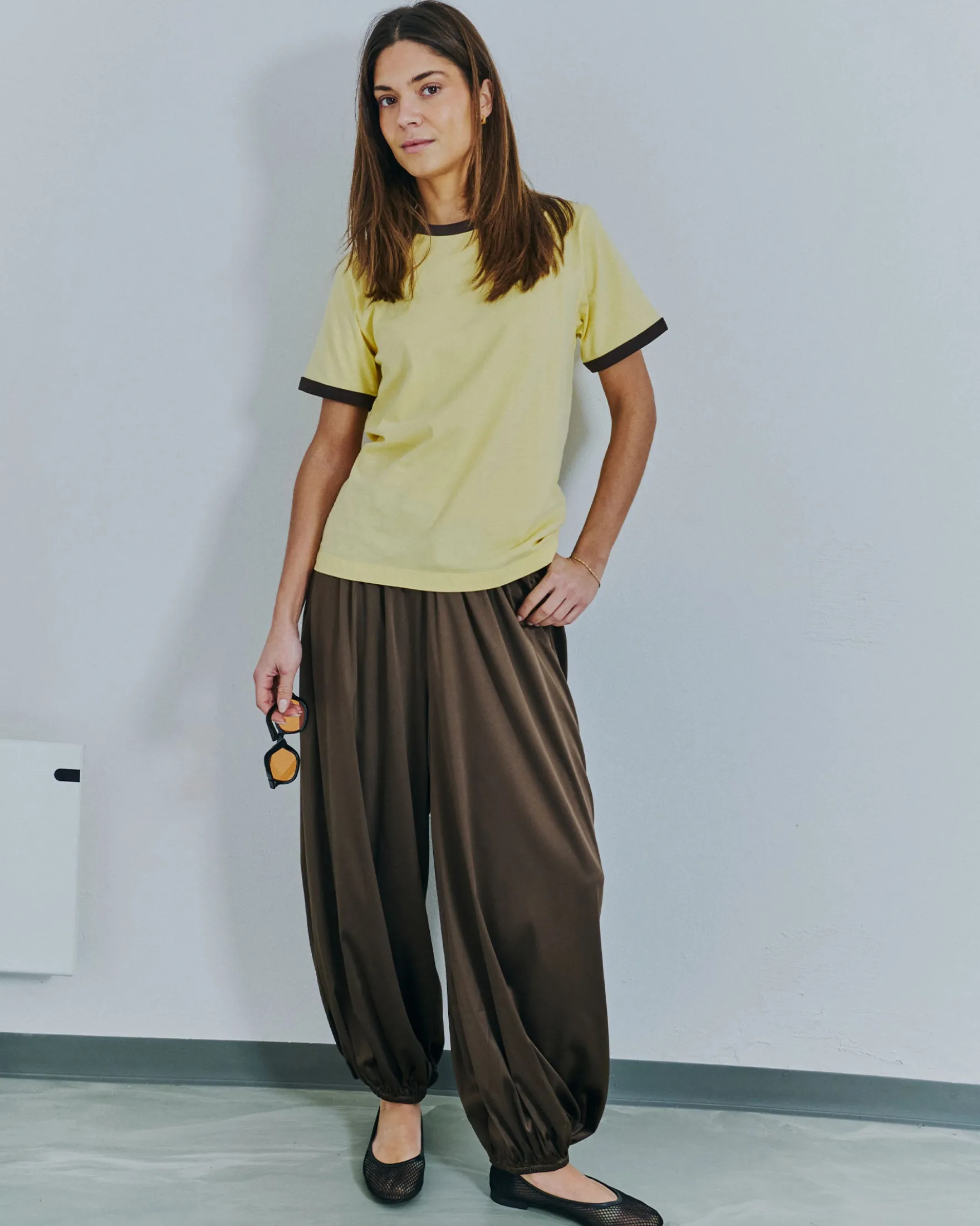 Puresmine satin harem pant