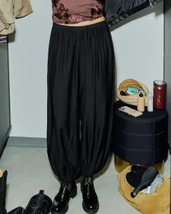 Puresmine satin harem pant