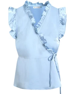 Purjuly satin top