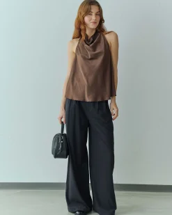 Purlazanna pleat pants