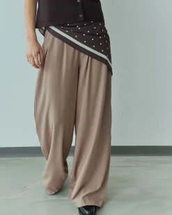 Purlazanna pleat pants