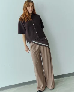 Purlazanna pleat pants