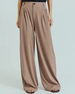 Purlazanna pleat pants