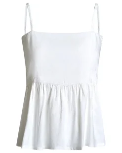 Purlelly linen top