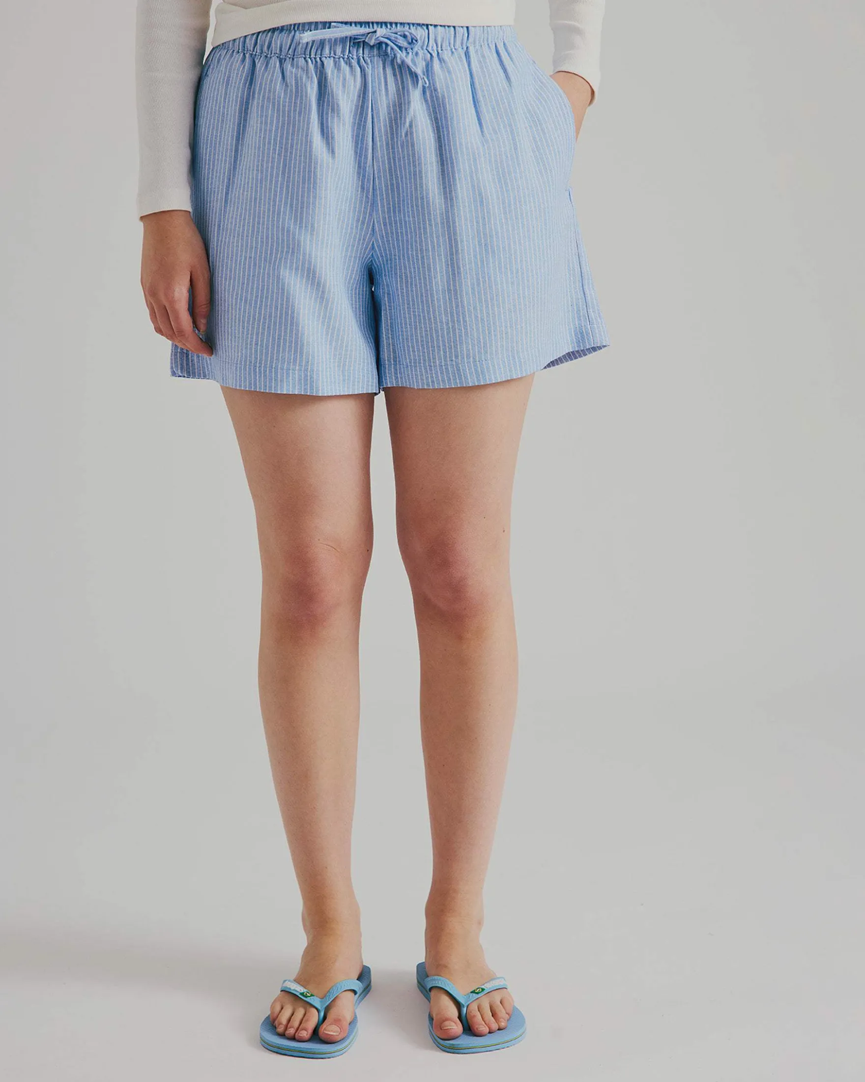 Purmathilda linen shorts