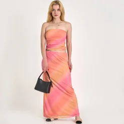 Purmillymy mesh long skirt