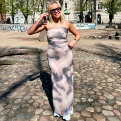 Purmillymy mesh long skirt
