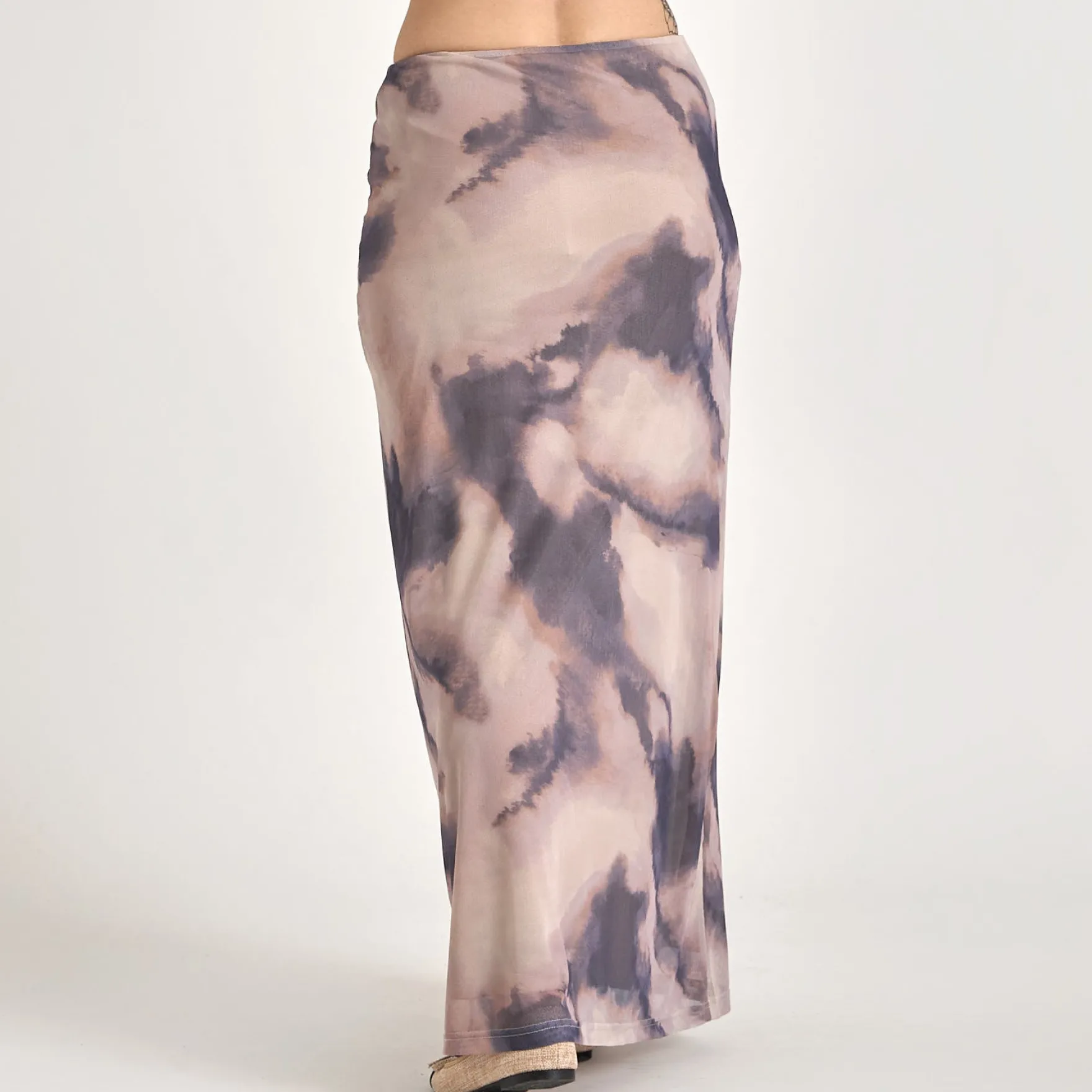 Purmillymy mesh long skirt