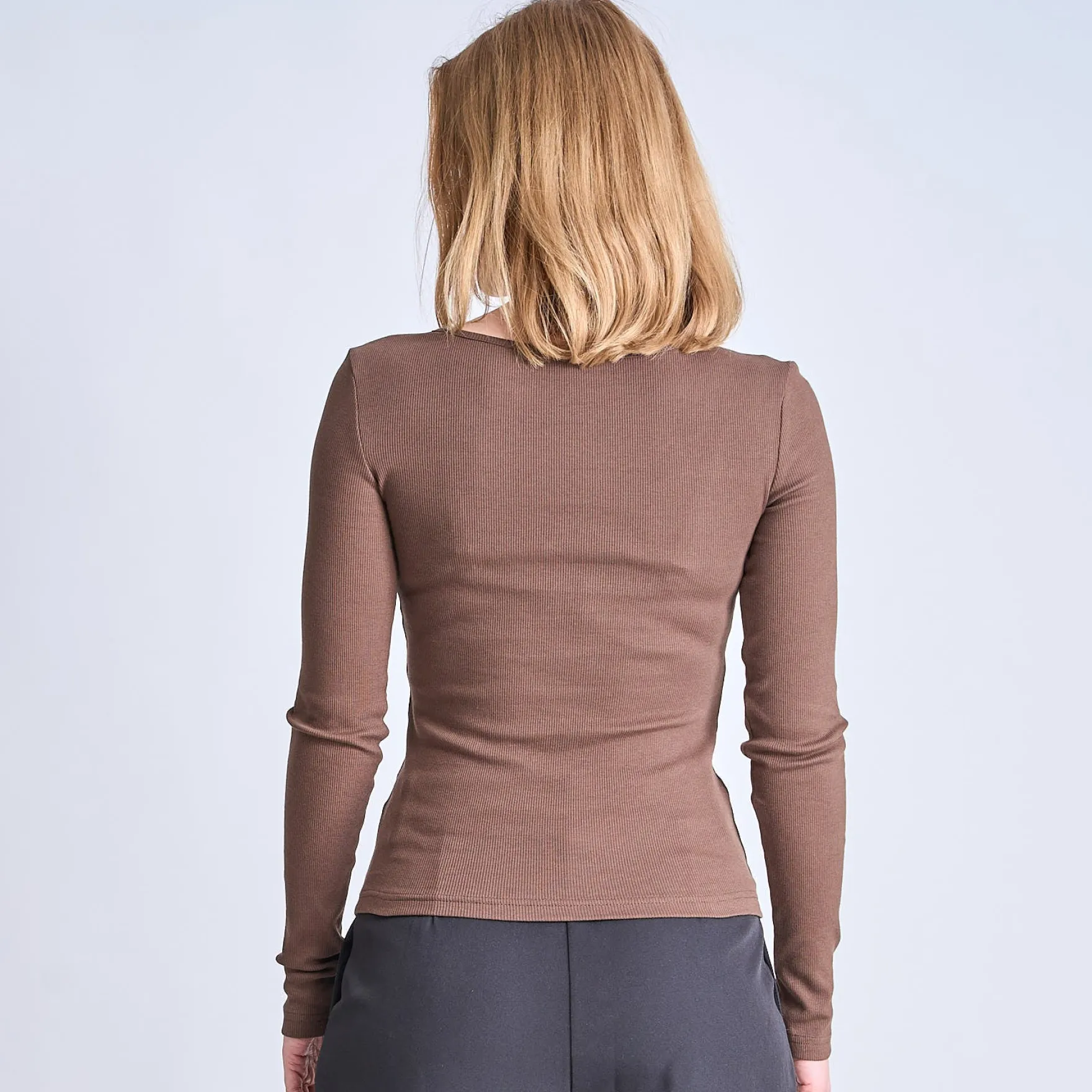 Purmynte heart neck blouse