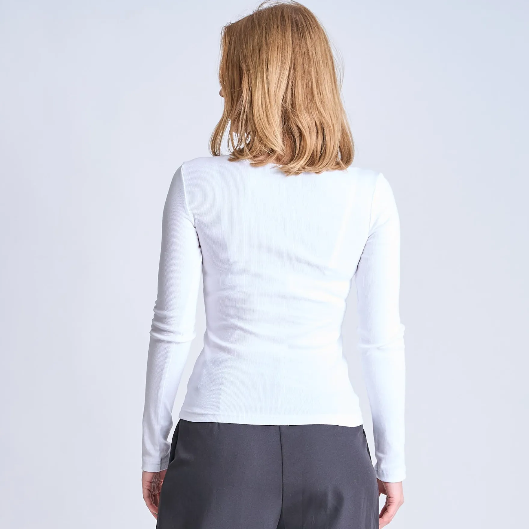 Purmynte heart neck blouse