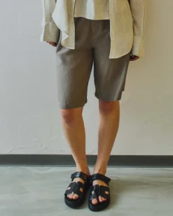 Purnelly linen shorts