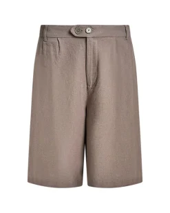 Purnelly linen shorts