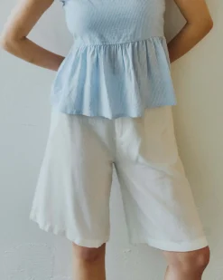 Purnelly linen shorts