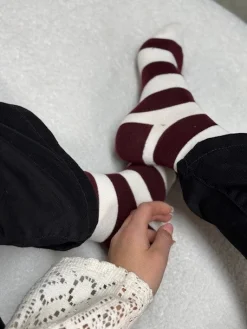 Purpolo stripe sock