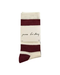 Purpolo stripe sock