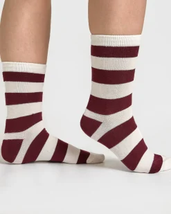 Purpolo stripe sock