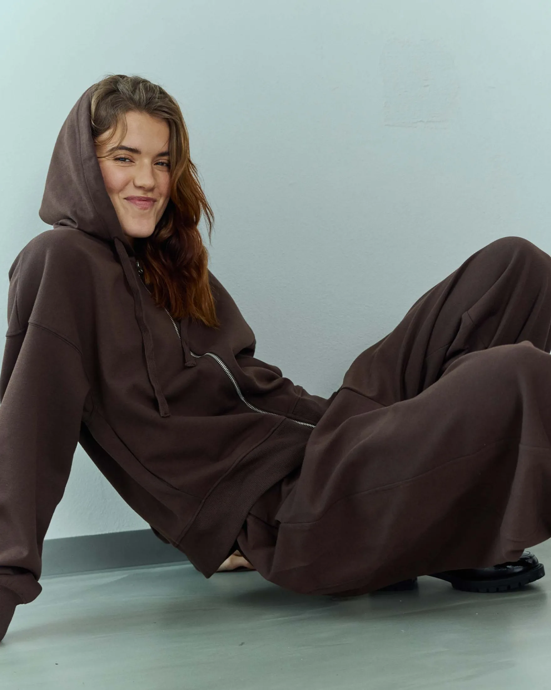 Rosa oversized zip hoodie