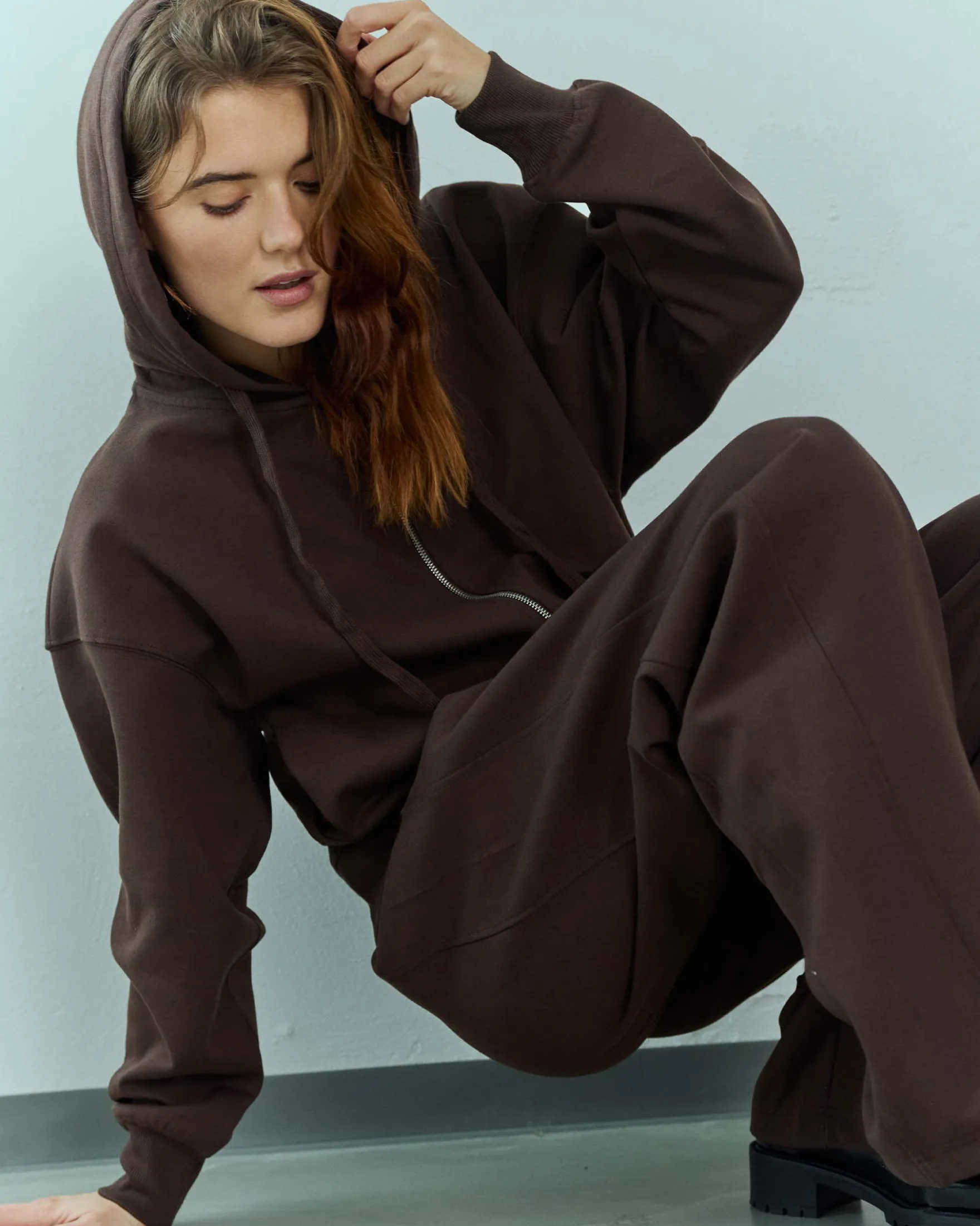 Rosa oversized zip hoodie