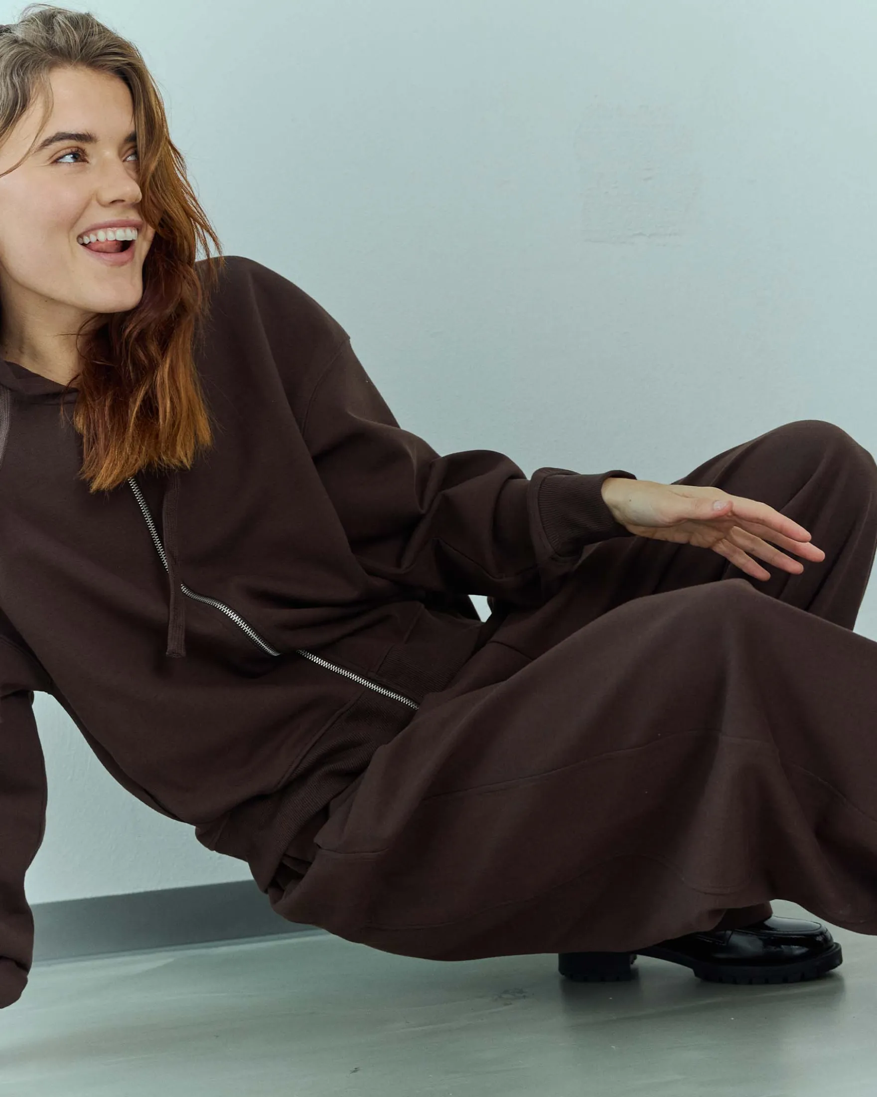 Rosa oversized zip hoodie