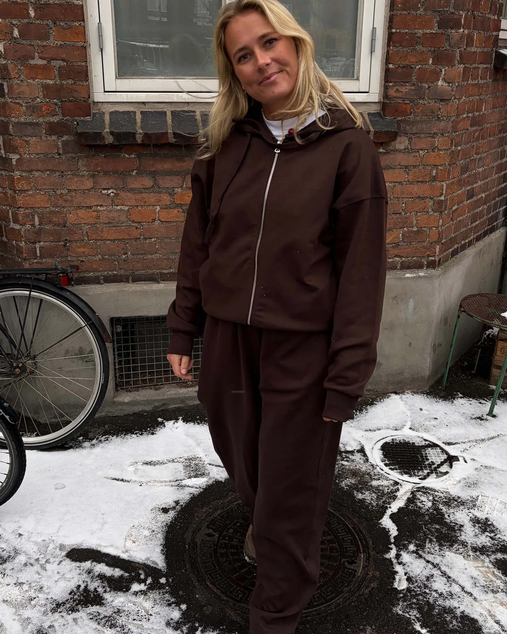 Rosa oversized zip hoodie