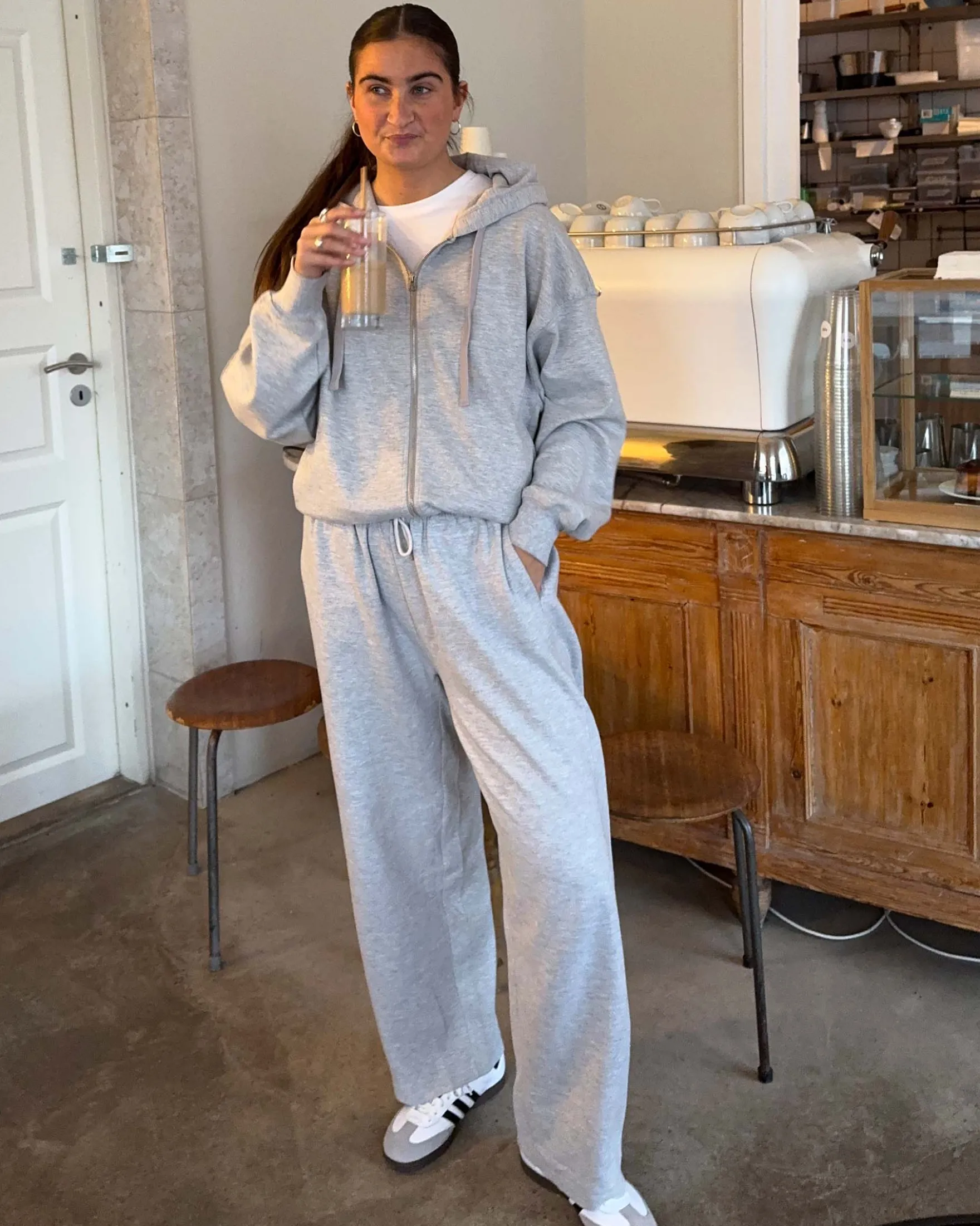 Rosa oversized zip hoodie