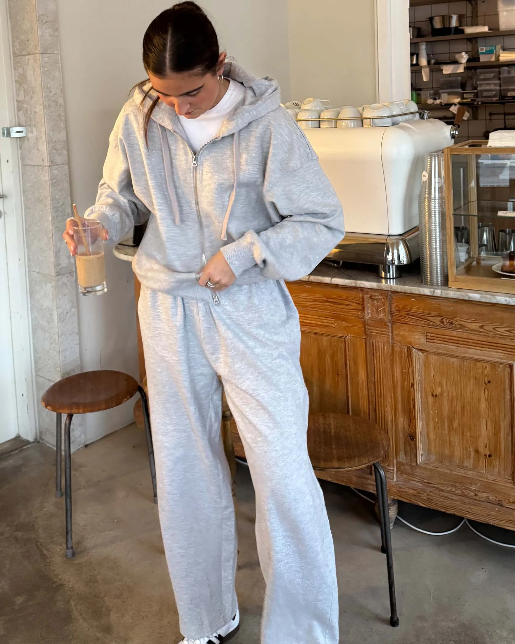 Rosa oversized zip hoodie
