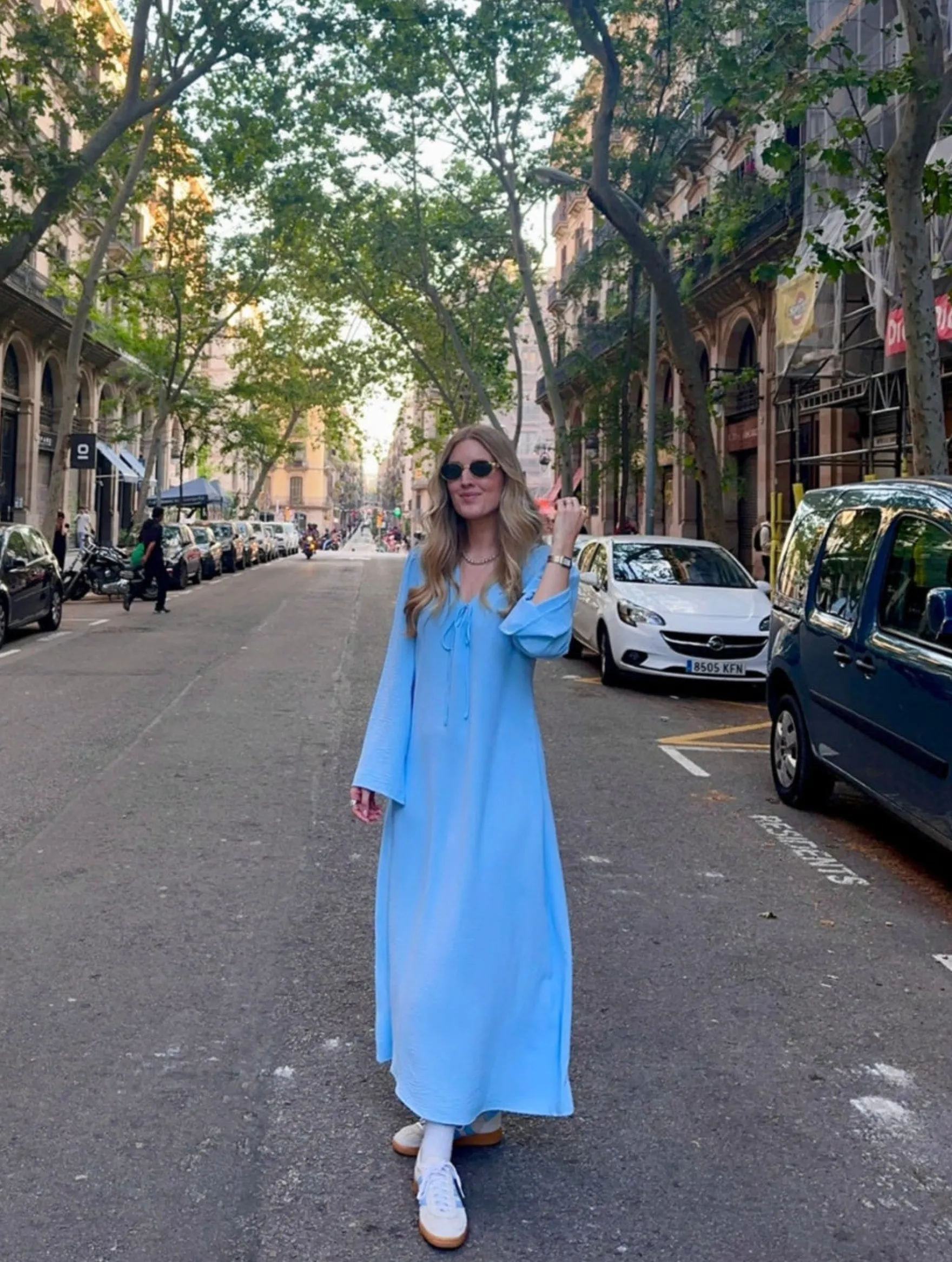 Sadie crepe dress