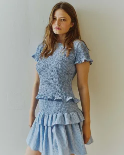 Sallie small check skirt