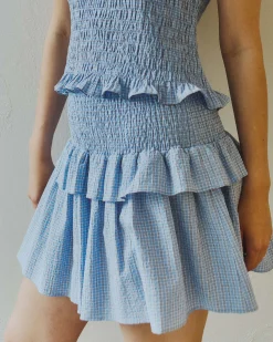 Sallie small check skirt