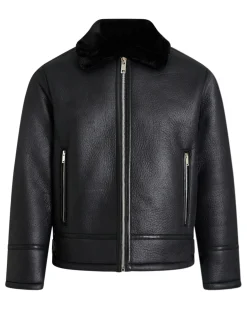 Santiago bonded faux jacket