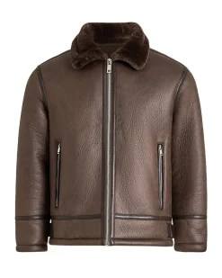 Santiago bonded faux jacket