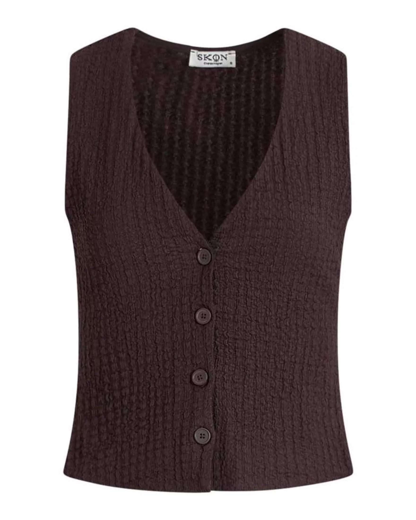Sara crepe vest