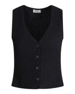 Sara crepe vest
