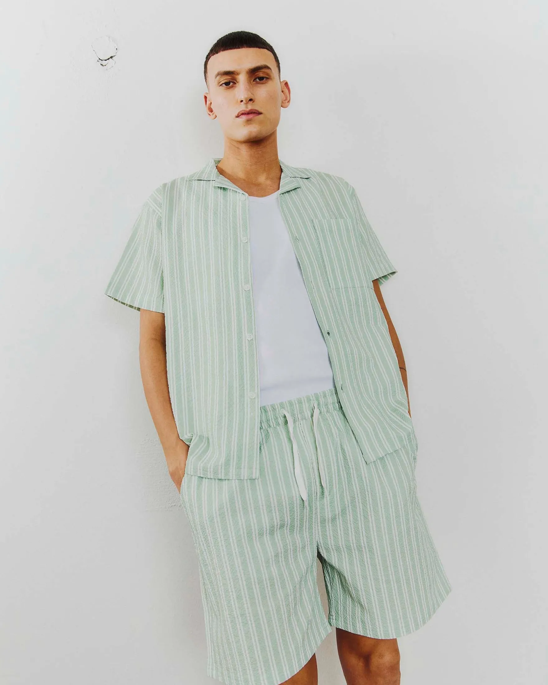 Seersucker shirts ss