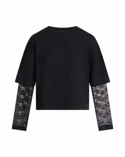 Serena lace tee