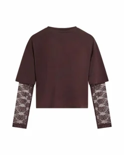 Serena lace tee