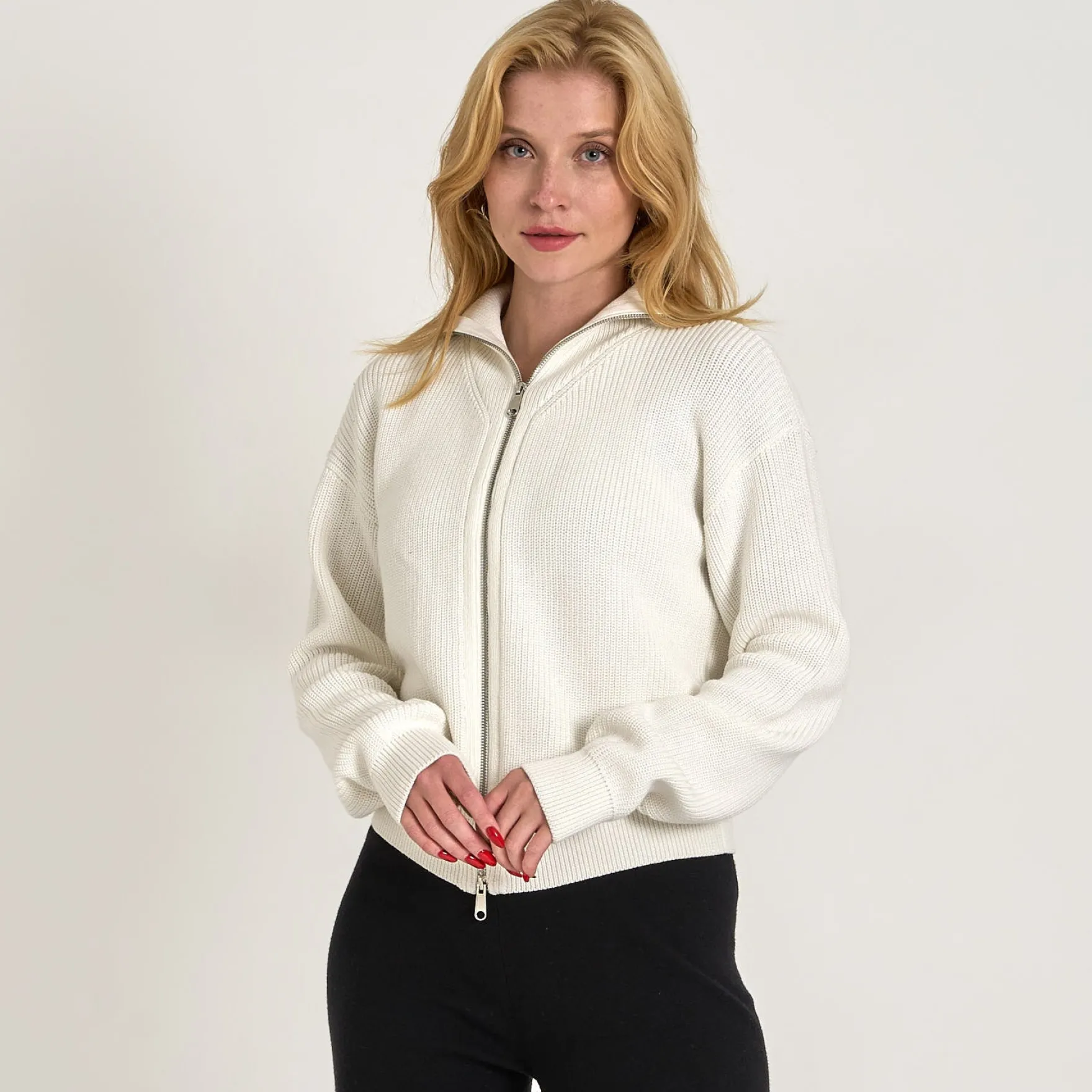 Shanne zip knit