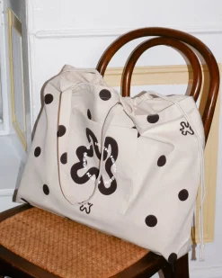Shopper signatur brown dots