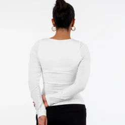 Sigga square neck ls