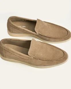 Suede loafer