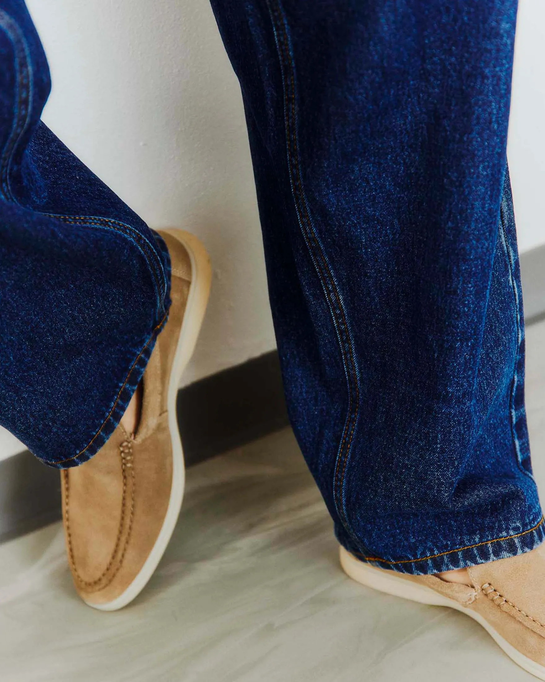 Suede loafer