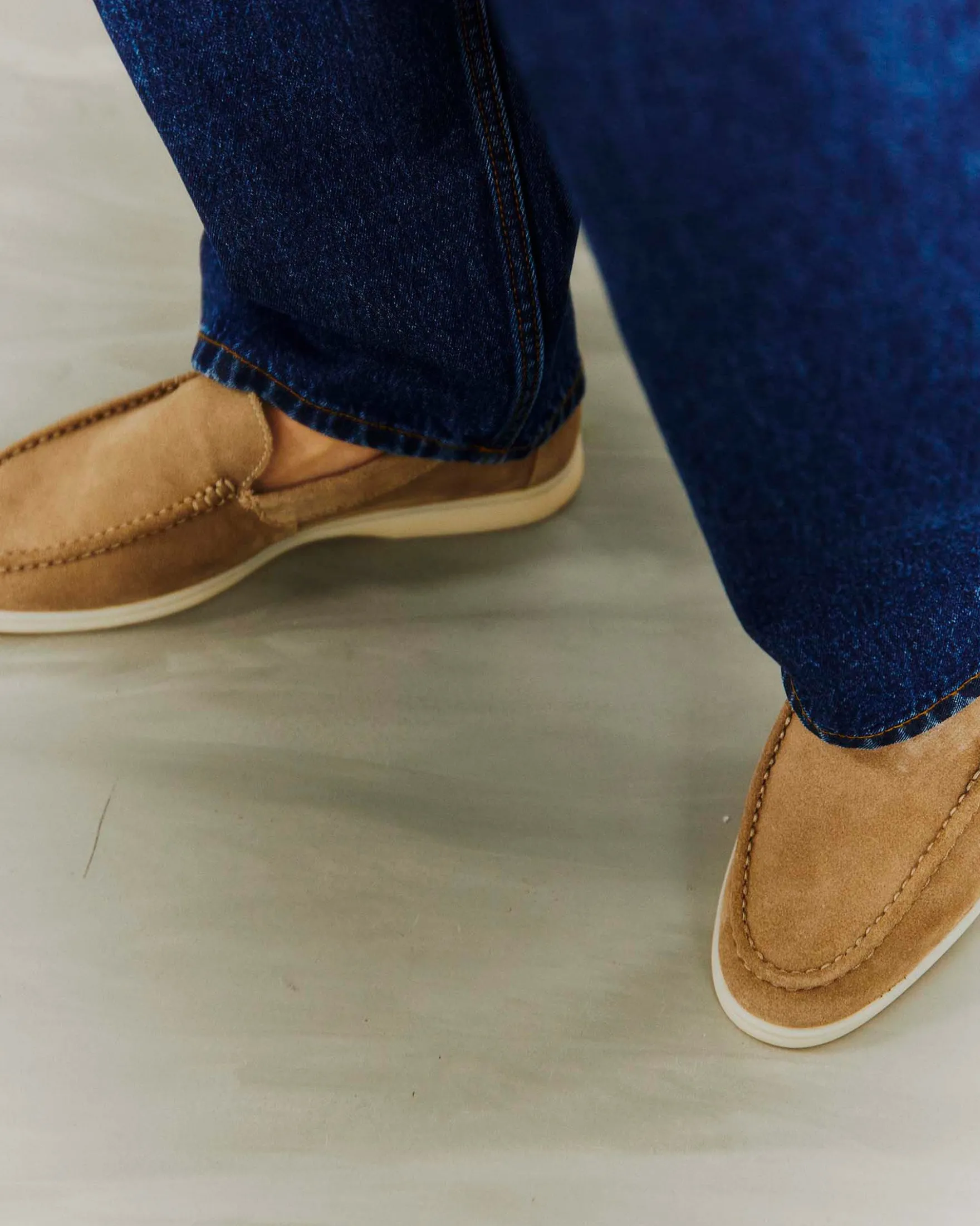 Suede loafer