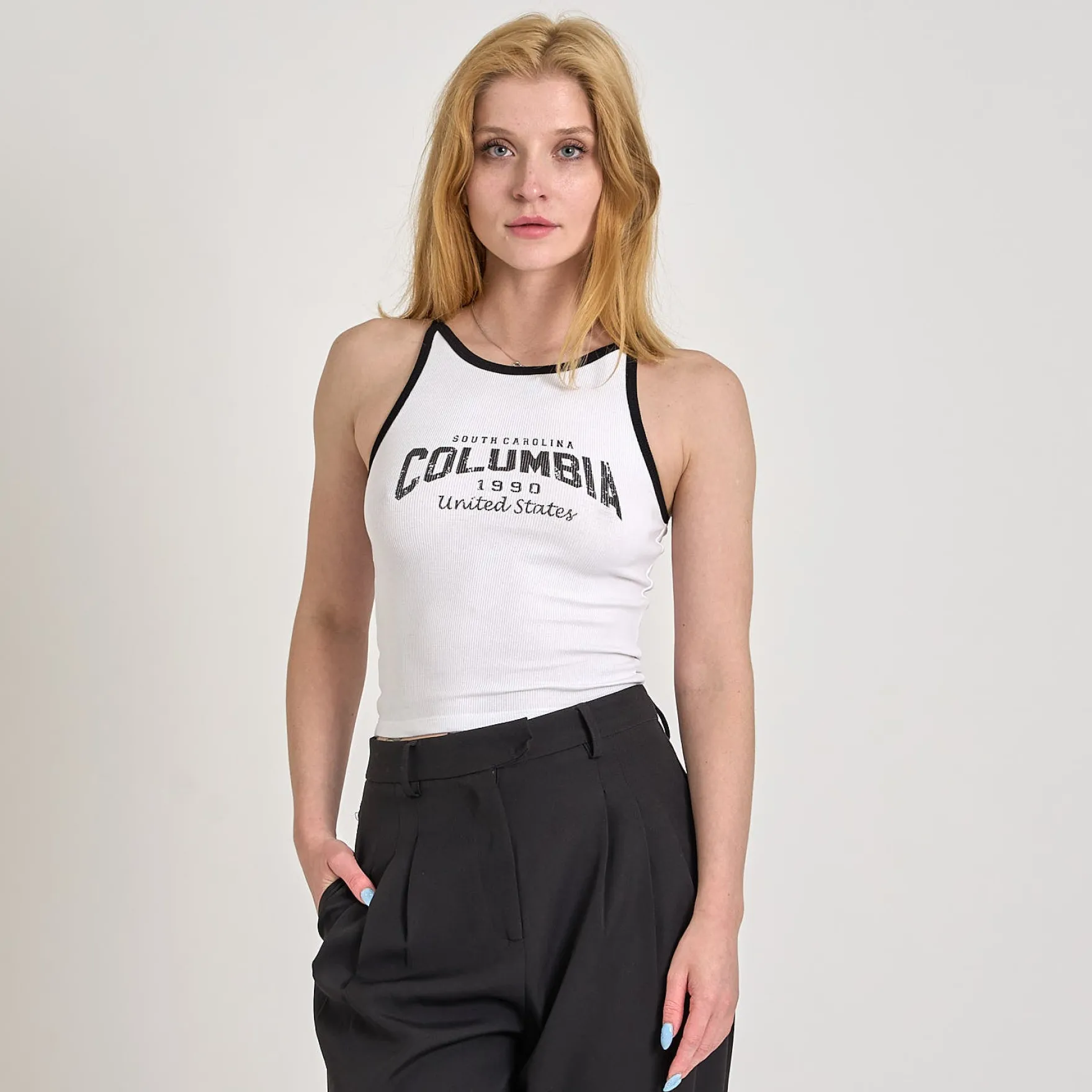 Tamira rib single top