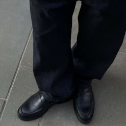 Thatcher grain penny loafer