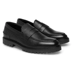 Thatcher grain penny loafer
