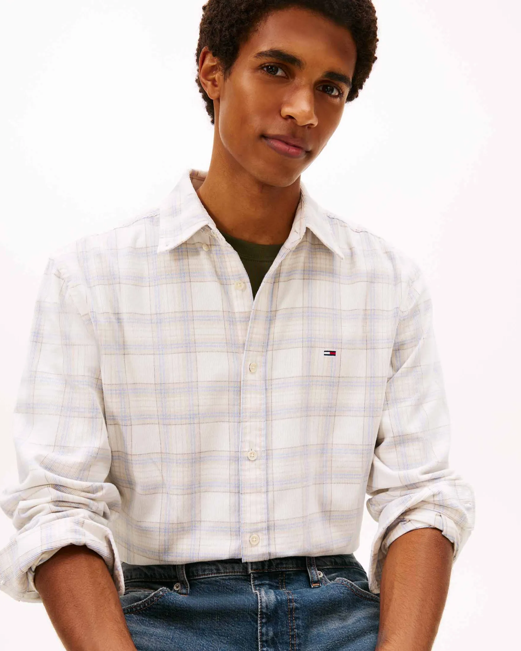 TJM CHECK CORD SHIRT
